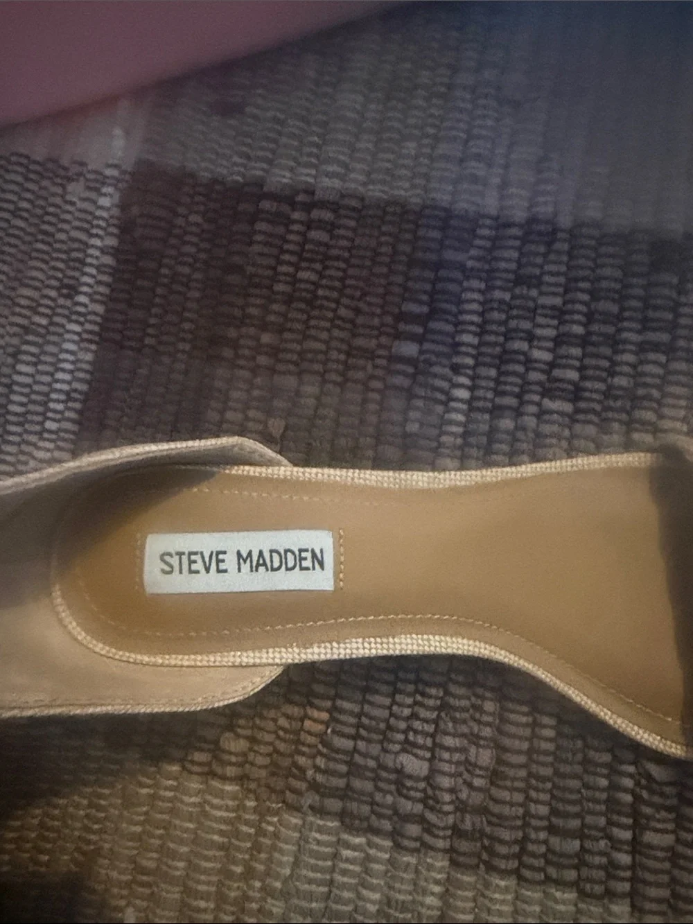 Steve Madden Neutral Braided Espadrille Wedge Sandal